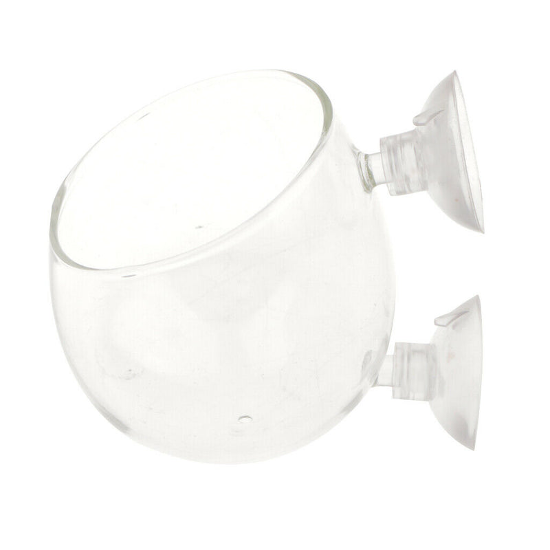 8Pcs Aquatic Plant Crystal Glass Cup Pot for Aquarium Fish Tank Plant Holder