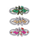 3pcs Girls DIY Diamond Hair Clip Butterfly Hollow Hairpin Elegant Barrettes