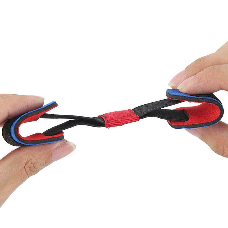 1pc Blue Cloth Hallux Valgus Corrector Elastic Toe Extroversion Fixing Tape