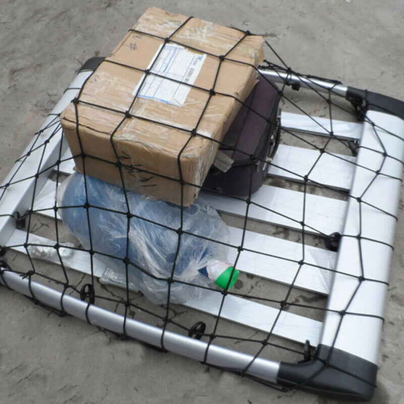 95X155Cm Car Universal Black Roof Luggage Sundries Net Bag Cargo Net 10 Hoo B2G1