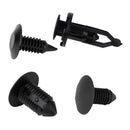 240ps 12Size Car Bumper Panel Retainer Fastener Trim Rivet Clip Push Pin Plastic