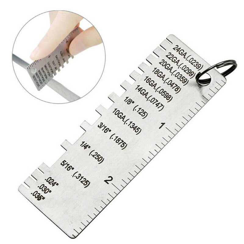 1Pc wire gauge thickness measuring tool wire/sheet metal gage measurement pl Kw