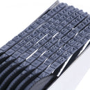 8 digit english alphabet letter number symbol rolling rubber stamp decoration â„–[