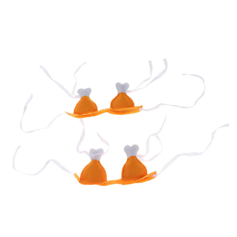 2 Pcs Chicken Leg Designed Hoop Headdress Wedding Christmas Halloween Funny