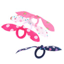 20Pcs Rabbit ear Hair band Children kids Elastic Hair Band Girl rubber band  OZ