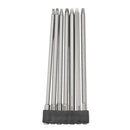 7 PCS Electric Square Screwdriver Bit Set S2 + Surface Blasting Hex Handle
