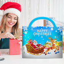 Christmas DIY Diamond Painting Gift Bag Santa Claus Mosaic Totes Ornaments