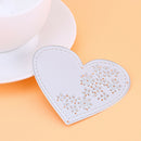 Snow of Heart DIY Metal Scrapbook Craft Embroidery Cutting Die
