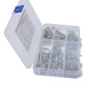 125PCS Industrial Mechanical Hitch Hair R Cotter Pin Tractor Clip Assortment