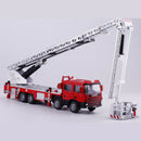 1:50 Alloy Engineering Vehicles,High Simulation Fire Truck,Fire Ladder,Clim