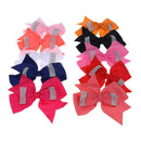 10pcs Girls Hair Clips Headwear Bowknot Crystal Hairpins Hair Accessories