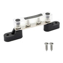 4x6mm 1/4in Studs Single Buss Bar Electrical Terminal Board 100A with Cover A