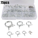 Spring Clamp Replacement Set Motorcycle 75Pcs Stainless steel Reliable