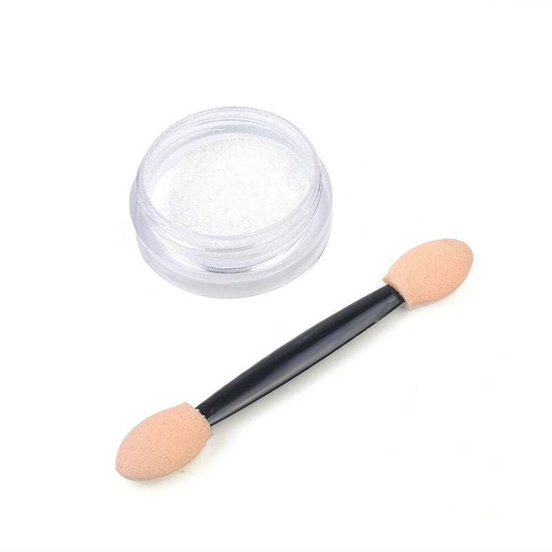 Hot DIY Nail Art Pigment Glitter Mirror Mermaid Chrome Powder Dust Gel Polish