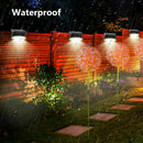 4Pcs Solar Powered LED Deck Lights Outdoor Path Garden Stairs Step Fence Lamp