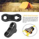 12pcs Wind Rope Triangle Buckle Tent Fastener Anti-slip Tool Outdoor Camping