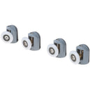 8 pcs. Shower Door  Rollers 25mm Roller Guide for Shower Cabinet Glass BX