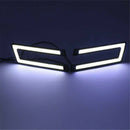 1PC U-Shaped 12V LED COB Car Auto DRL Driving Daytime Running Lamp Fog OZ
