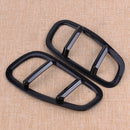 Pair Front Fender Lamp Cover Trim Fit For Jeep Renegade 15-18