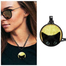 Painting Black Cat Necklace For Pets Lovers Cat Pendant New Jewelry With Ea M6W3