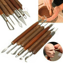 6pcs Clay Sculpting Set Wax Carving Pottery Tools Shapers Polymer Modeling Y