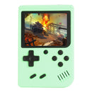 Pocket Handheld Game Console Gamepad 500 Video Games Player Gift (Green) A