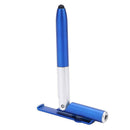 Multifunction Ballpoint Pen Folding LED Light Mobile Phone Stand Pen (Blue A