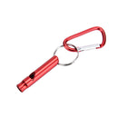 Outdoor Aluminum Alloy Emergency Survival Whistle Keychain Camping Hiking To FT