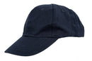 Kids Plain Baseball Cap Girls Boys Junior Childrens Hat Summer-Navy blue L3D7