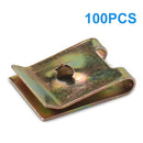 100pcs/set  No.8 U Nut Car Interior Door Trim Panel Fastener Clip U Type Nuts