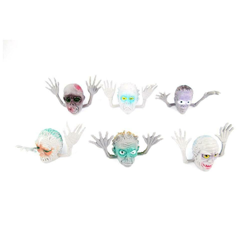 Mini Ghost Head Finger Puppet for Story Props Kid Egg Toys Gift (1pc Random