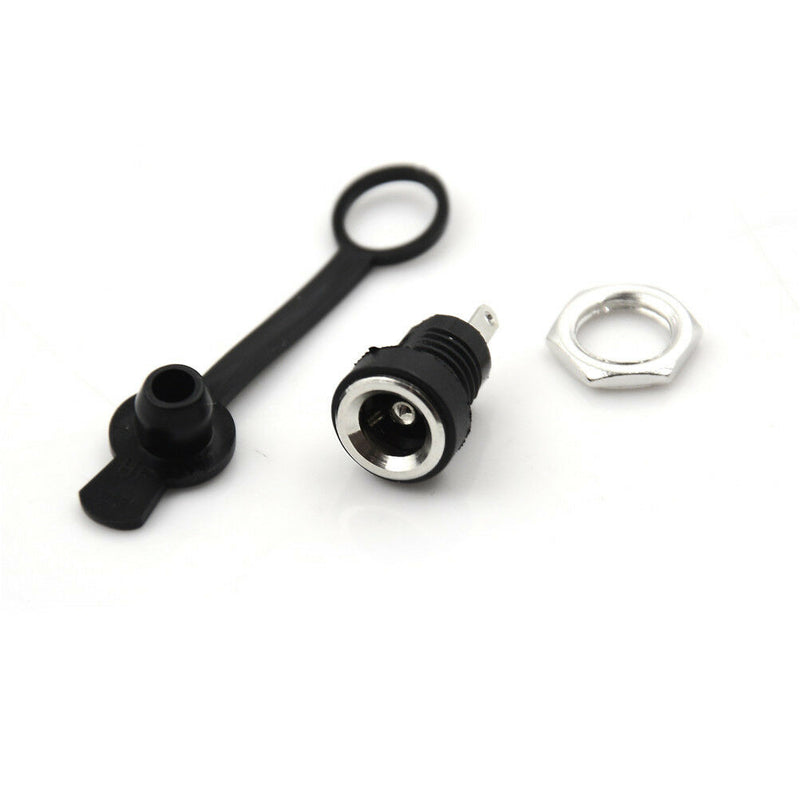 10 set 12V 3A DC Power Male Plug Female Socket Waterproof Jack Nut Panel Moun Gw