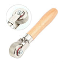 Wooden Handle Tire Patch Repair Stitcher Ball Bearing Tyre Roller Repai ZZZ