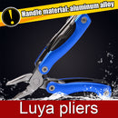 Portable Folding Fishing Pliers Scissors Line Cutter Fishing Hook Removal