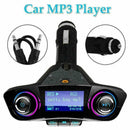 Handsfree Wireless Bluetooth FM Transmitter Car Kit Mp3 Player with USB Cha H4D5