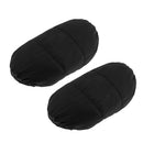 Adjustable Down Knee Pads Windproof Warm Cycling Knee Support Sleeve Black
