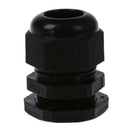 5 Pcs PG21 Black Plastic Waterproof Cable Glands Joints