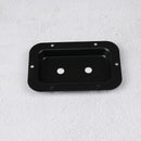 Black recessed steel 1/4" headphone jack plate rca binding post board dish G0HTE