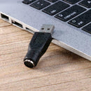 3x Adapter Converter Connector For PC Keyboard Mouse Female Adapter Convert G7Y1