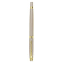 Metal Fountain Pen Golden Trim 0.38mm Stainless Steel Nib Business Gift Pen
