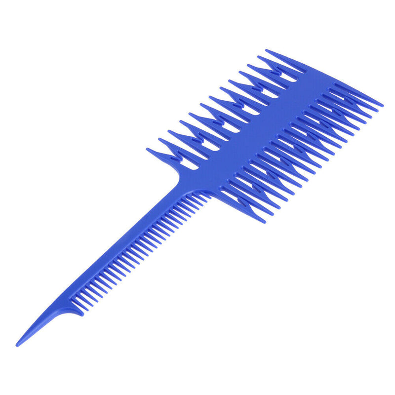 Salon Professional Fish Bone Shape Comb Hair Dyeing Sectioning Highlighting
