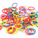 170PCS/Bag Elastic Stretchy Pet Rubber Band Dog Headband No Hair: Stick S8V6