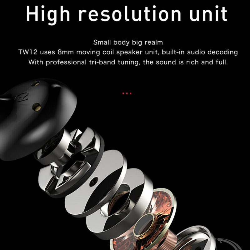 Wireless Earbuds, In-ear Touch Control Sports Stereo Bluetooth Headphones