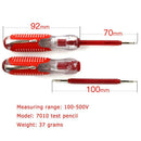 100-500V 2 in 1 Electrical Tester Pen Power Voltage Detector Probe Screwdr A