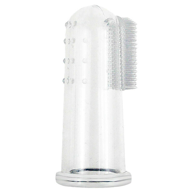 5Pcs Super Soft Pet Finger Toothbrush Teddy Dog Brush Bad Breath Tartar Tee C2A4
