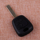 2-Button Remote Key Flip Case Shell Fob Blade Cover Replace fit for PEUGEOT 307