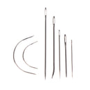 Leather Sewing Needles Stitching Awl Needle Set Thread Thimble Hand Sewing BX
