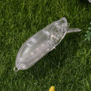 1pc Plastic Unpainted Fishing Lures 7g Wobblers Assembly Blank Hard Baits
