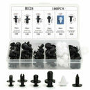 100Pc Auto Car Fender Liner Fastener Bumper Interior Trim Retainer Push Cli