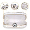 Women Evening Bags Exquisite Leather Handbag Metal Hollow Designer Wedding  M9F2